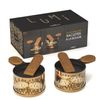 Coffret Raclette à la Bougie LUMI 2 Sets Individuels - Édition or - Visuel 0